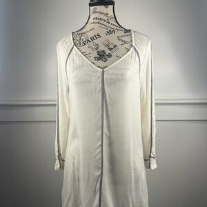 Merona Cream Long Sleeve Top